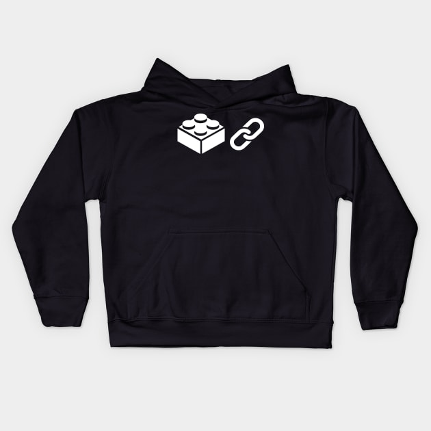 Blockchain Kids Hoodie by cryptogeek